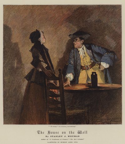 La casa sul muro da John Seymour Lucas