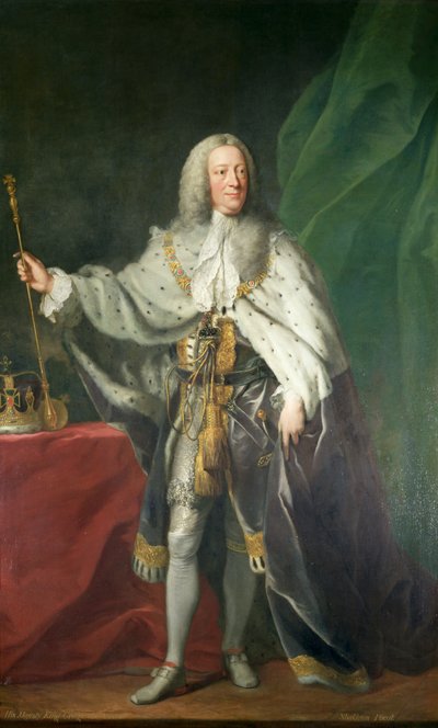 Ritratto di Re Giorgio II, 1758 da John Shackleton