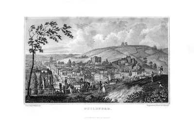 Guildford, Surrey, 1829 da John Shury