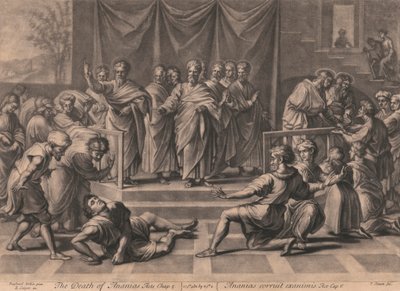 La morte di Anania da John Simon