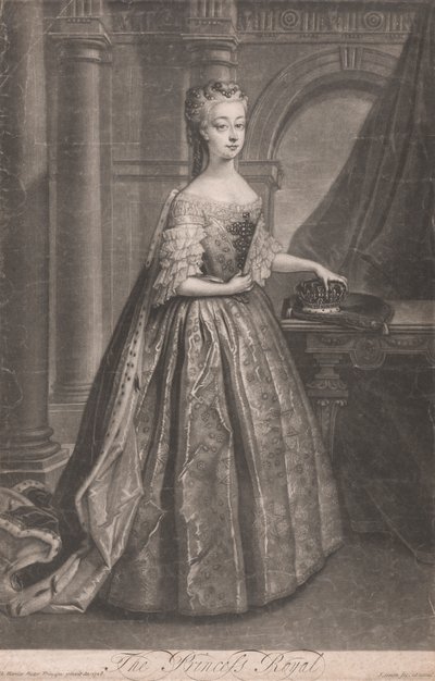 La Principessa Reale (Principessa Anna, figlia maggiore di Giorgio II) da John Simon