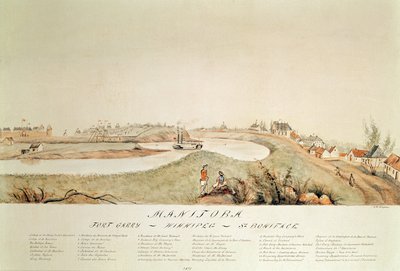 Manitoba, Stazione commerciale della Hudson Bay Company, 1871 da John Simpson