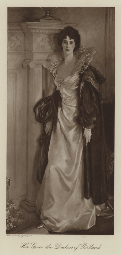 Sua Grazia la Duchessa di Portland da John Singer (after) Sargent
