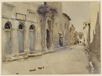 Una strada in Spagna da John Singer Sargent