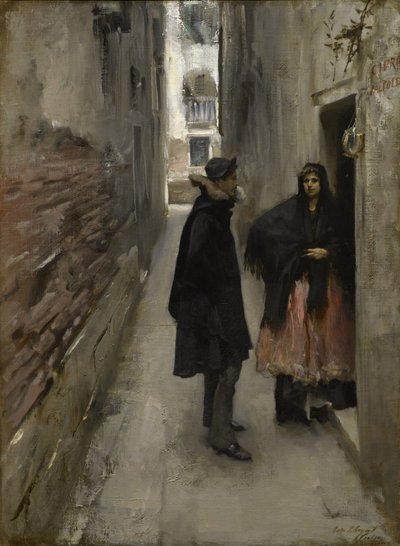 Una strada a Venezia, c.1880-82 da John Singer Sargent