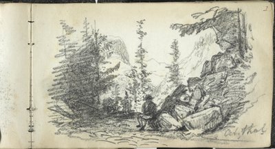 Paesaggio alpino, Oetzthal, Austria da John Singer Sargent