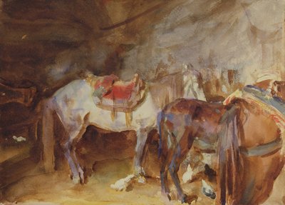 Stalla araba, c.1905-06 da John Singer Sargent