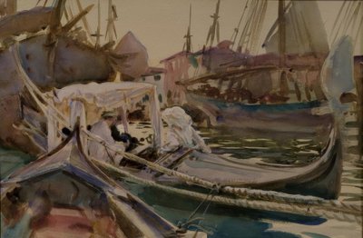 Disegnando sulla Giudecca da John Singer Sargent