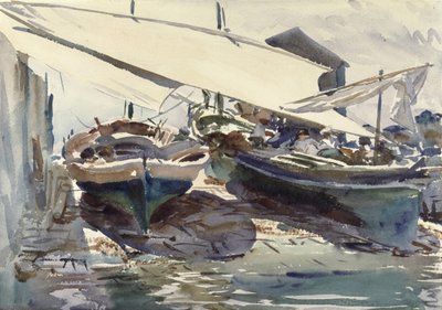 Barche tirate a secco da John Singer Sargent