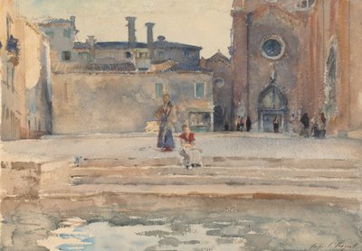 Campo dei Frari, Venezia, c. 1880 da John Singer Sargent