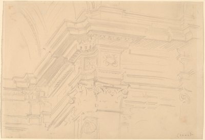 Entablatura della Capilla Real, Granada da John Singer Sargent