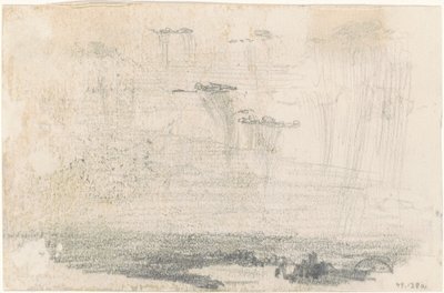 Nuvole (verso) da John Singer Sargent