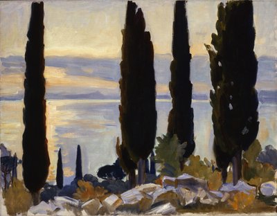 Cipressi a San Vigilio da John Singer Sargent