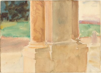 Frascati, studio architettonico, c. 1907 da John Singer Sargent