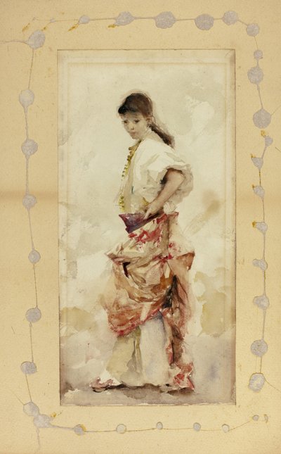 Ragazza in costume spagnolo da John Singer Sargent