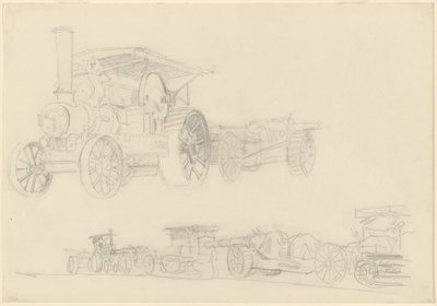 Carri armati, Francia, 1918 da John Singer Sargent