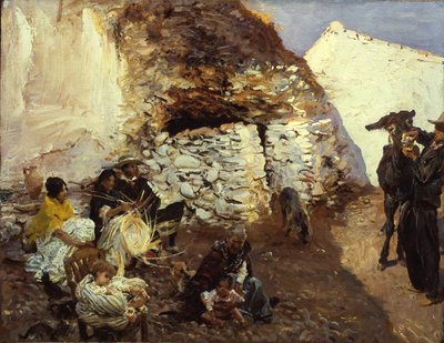Accampamento di zingari, Granada, Spagna da John Singer Sargent