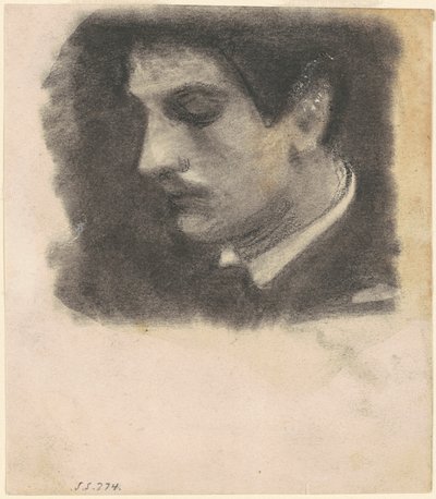 Testa di un uomo da John Singer Sargent
