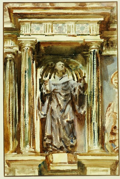 In una chiesa a Granada da John Singer Sargent