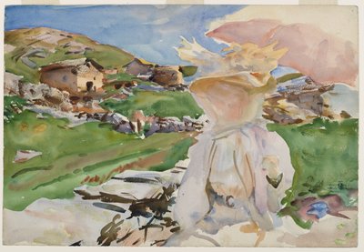 Nel Passo del Sempione, 1909 da John Singer Sargent