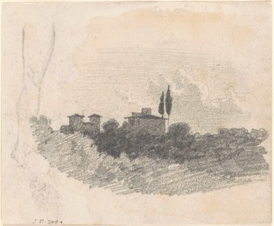 Villa italiana [recto], 1870-1872 da John Singer Sargent