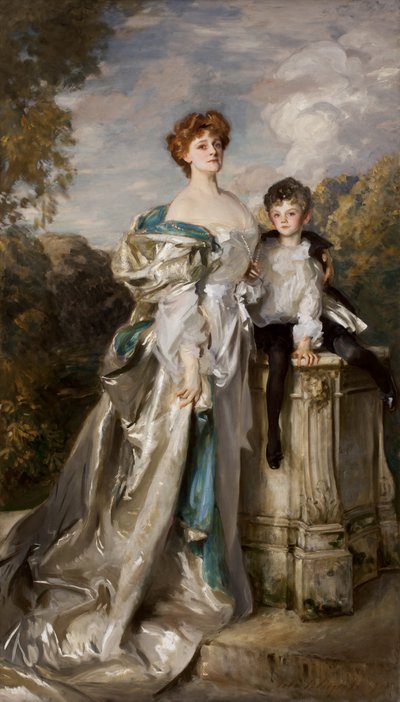 Lady Warwick e suo figlio da John Singer Sargent