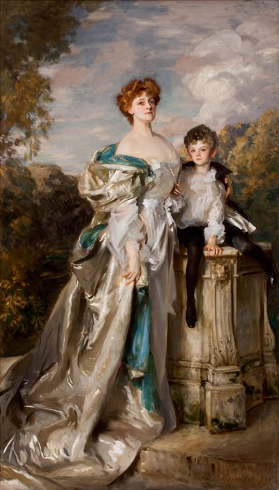 Lady Warwick e suo figlio, 1905 da John Singer Sargent