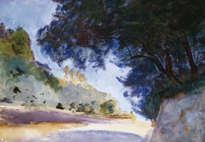Paesaggio, Ulivi, Corfù, 1909 da John Singer Sargent