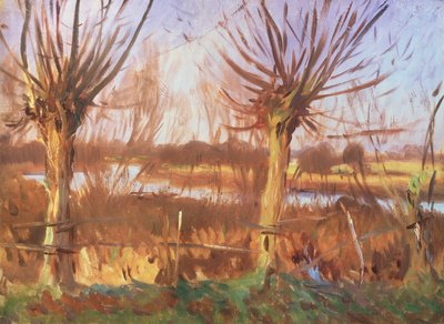 Paesaggio con alberi, Calcot-on-the-Thames da John Singer Sargent