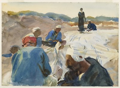 Riparare una vela da John Singer Sargent