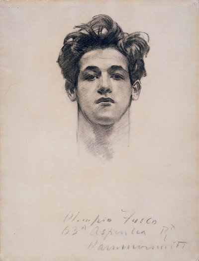 Olimpio Fusco, c.1900-10 da John Singer Sargent