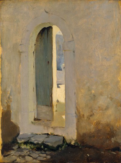 Porta aperta, Marocco, 1879-80 da John Singer Sargent