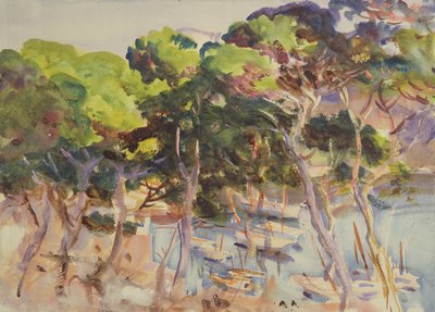 Porto di Soller, 1907-08 da John Singer Sargent