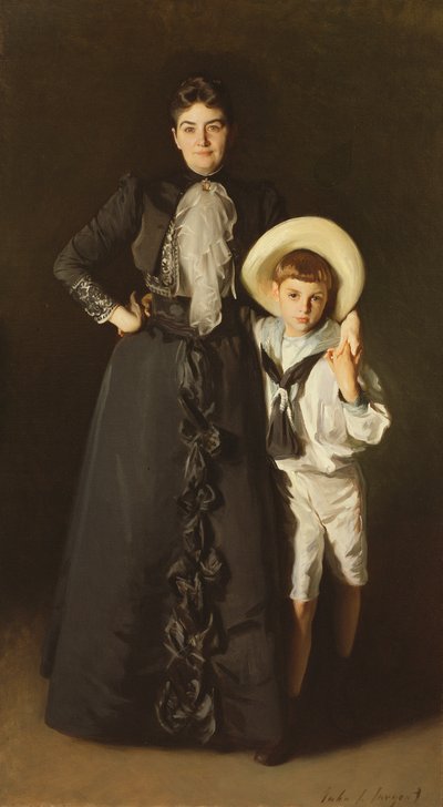 Ritratto di Mrs. Edward L. Davis e suo figlio, Livingston Davis, 1890 da John Singer Sargent