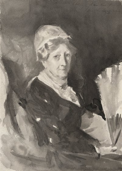 Ritratto di Mrs. Frederick Mead con un ventaglio da John Singer Sargent