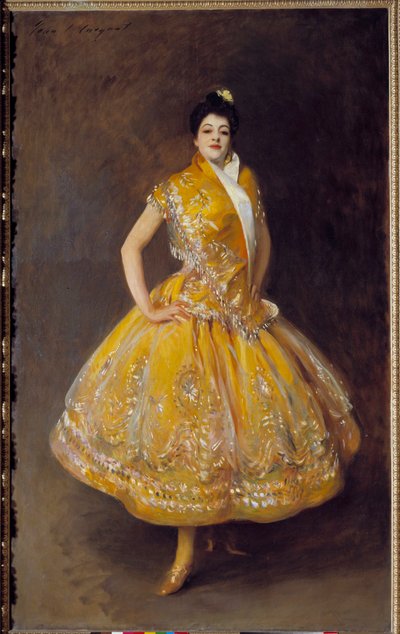 Ritratto della ballerina spagnola Carmencita da John Singer Sargent