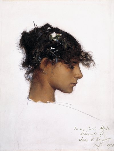 Rosina Ferrara, testa di una ragazza di Capri da John Singer Sargent