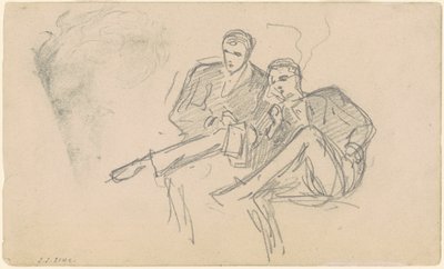 Uomini seduti, c. 1874-1877 da John Singer Sargent