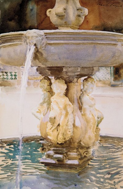 Fontana spagnola, 1912 da John Singer Sargent