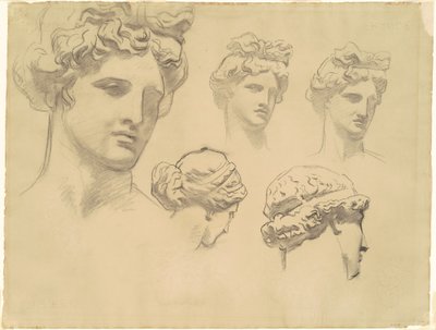 Studi per Apollo e le Muse, c. 1921 da John Singer Sargent