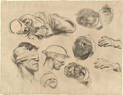 Studi per "Gassed" da John Singer Sargent