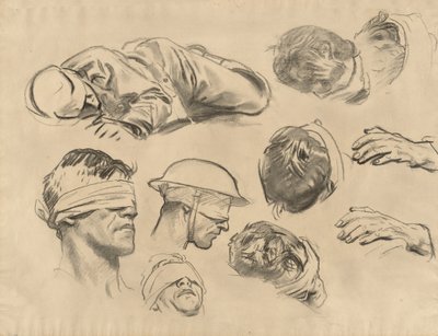 Studi per Gassed da John Singer Sargent