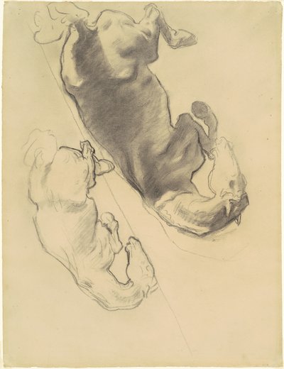 Studi per La caduta di Gog e Magog, 1903-1916 da John Singer Sargent