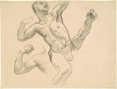 Studi di Achille per Chirone e Achille, 1922-1925 da John Singer Sargent