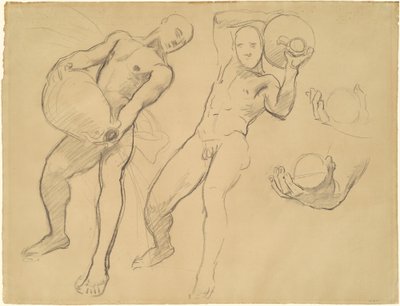 Studi di Notus per I Venti da John Singer Sargent