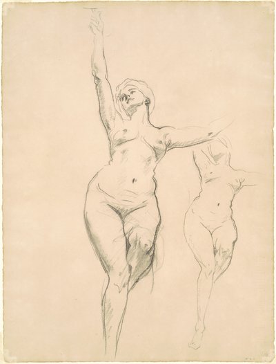 Studi di Vittoria per "Morte e Vittoria" da John Singer Sargent