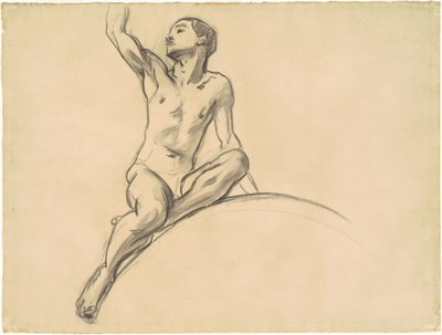 Studio per Figura sopra la Musica, 1919-1920 da John Singer Sargent