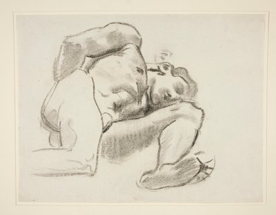 Studio per Prometeo, rondel, Rotonda, Museo delle Belle Arti di Boston da John Singer Sargent