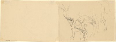Studio per ferratura dei cavalli di cavalleria al fronte (dettaglio), 1918 da John Singer Sargent