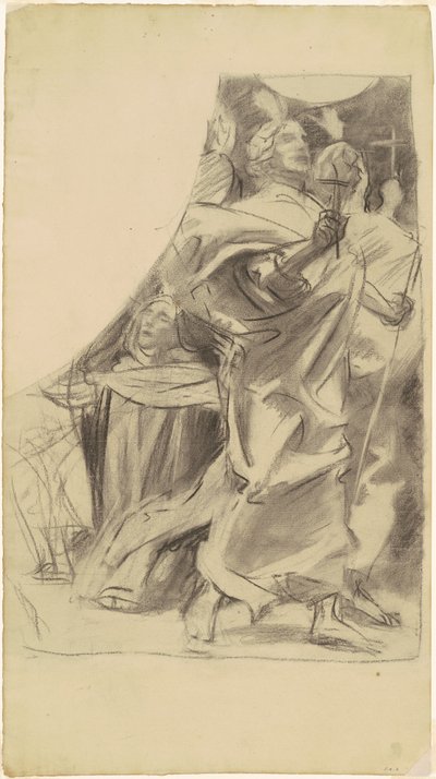 Studio per "Trionfo della religione" da John Singer Sargent